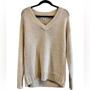 PINK Victoria’s Secret | V-Neck | Oversized | Chunky Knit | Sweater